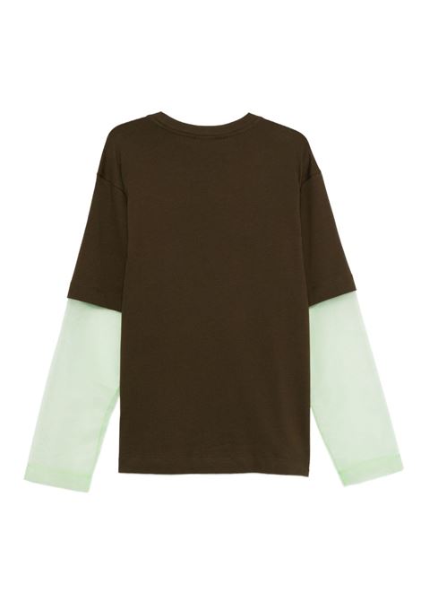 T-shirt a maniche lunghe bicolore hemal Dries Van Noten - uomo DRIES VAN NOTEN | 2510211171603606